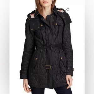 Burberry Finsbridge Quilted Jacket - Black Small